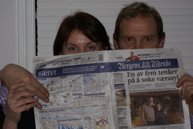 The headline says One in five thinking of moving because of the weather.