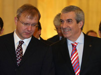 Olli Rehn Călin Popescu Tăriceanu