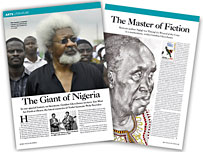 Pages from last edition of the magazine
