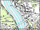 Map of the walk - © Crown copyright. All rights reserved. BBC licence number 100019855, 2004.