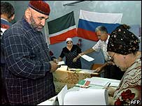 Cerca de 80% dos eletores compareceram à votação na Chechênia