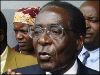 राष्ट्रपति रॉबर्ट मुगाबे