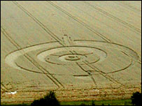 Crop circle from Pewsey Vale walk – Bernard Binns