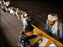 رای دهندگان افغان 