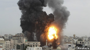 Explosão em Gaza