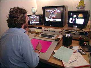 Graphic designer making a map