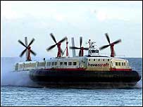 Hovercraft c/o Press Association