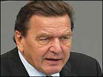 Almanya Başbakanı Gerhard Schröder