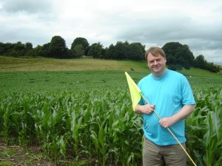Jeff Zycinski in a maze