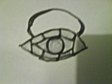 Mosaic Mirror Eye Ring