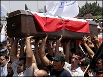 Walid Eido's funeral