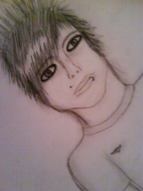 A boy in the crowd, he stopped and stared at me . . what a feeling