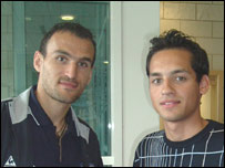 Nikos Dabizas and Aaron Porter