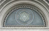 Star of David on a synagogue