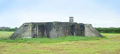 Air Raid shelter that probably serviced a nearby camp