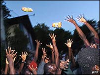 První příděly potravin