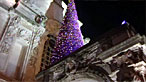 Christmas tree in Cardiff in 2003