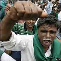 Agricultores têm dominado os protestos em Cancún