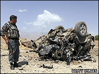 محل انفجاری که به کشته شدن آقای وردک انجامید