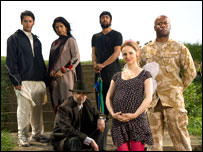 The cast of the Mela