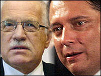 Václav Klaus a Jiří Paroubek