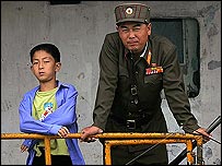 Norte-coreano em Sinuiju