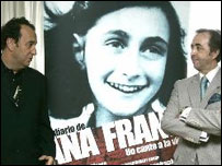 Cartaz do musical Anne Frank, em Madrid