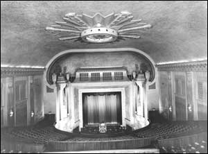 The inside of the Futurist