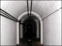 One of the corridors in the hospital