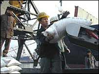 Kuzey Kore'ye yiyecek yardımı