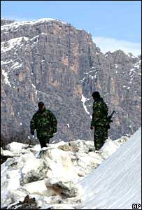 Soldados turcos no norte do Iraque