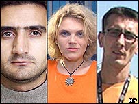 سه گروگان رومانيايی