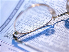 Lentes sobre diario financiero
