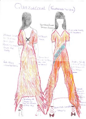 Quetzalcoatl (feathered serpent )