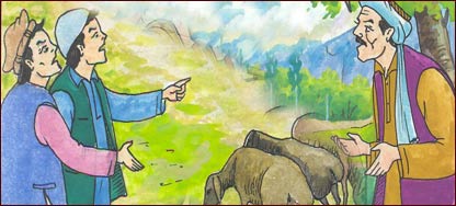 اکبر، الله داد او قمبرګل