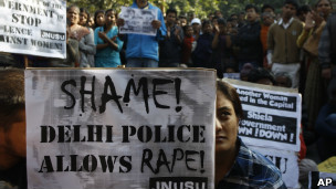 Protest against gang rape in India (file photo)