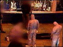 صحنه دستگيری مظنونان در لندن