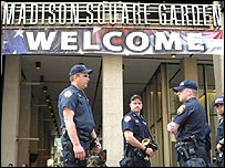 Kurultayın yapılacağı Madison Square Garden salonu