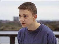 Actor Chris Beattie in Purely Belter