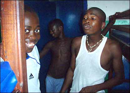 Children in the House of Brothers refuge