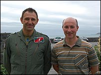 Sergeant Matt Ward and Wing Commander Martin Tucker