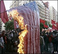Protesty v Argentině