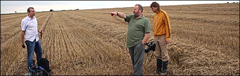 The straw field at Towton
