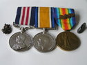 WILLIAM SHARP'S WW1 MEDALS WILLIAM SHARP'S WW1 MEDALS
