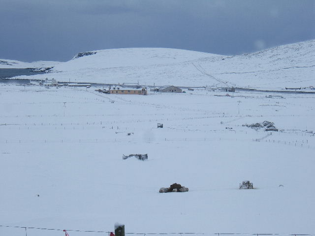 A view down over Haroldswick