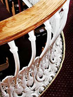 Bowed out balcony of Methodist Church in Darling Street, Enniskillen