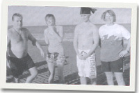 Rhai o'r trochwyr dewr