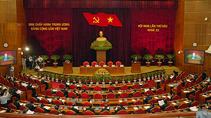 Toàn cảnh hội nghị trung ương 6