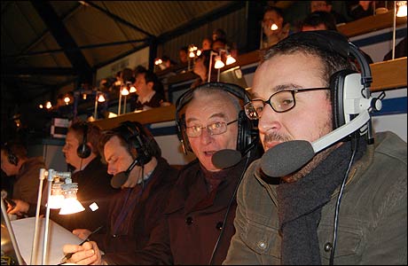 BBC Radio Suffolk's team at Ipswich Town