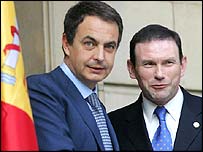 Zapatero ve Ibarretxe